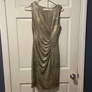 Gold Calvin Klein Dress